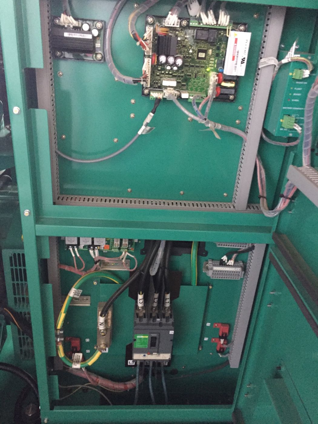 Panel de control de grupo electrógeno